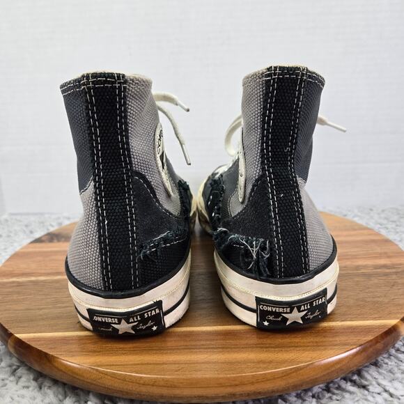 Converse Womens 9.5 Chuck 70 High Crafted Patchwork Mason Casual Y2K Sneaker - Picture 2 of 13